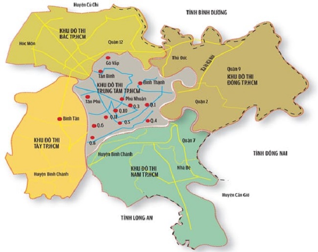 bản đồ phường hiệp thành quận 12